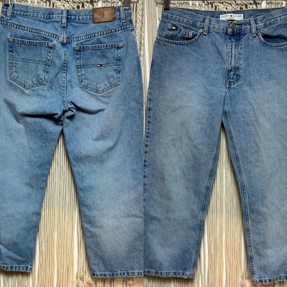 Tommy Hilfiger Blue Recycled Cotton Mom Jeans